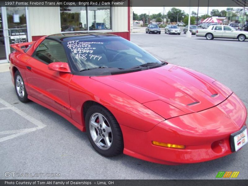 Bright Red / Dark Pewter 1997 Pontiac Firebird Trans Am Coupe