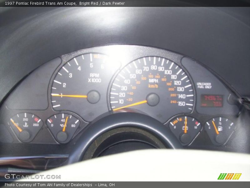 Bright Red / Dark Pewter 1997 Pontiac Firebird Trans Am Coupe