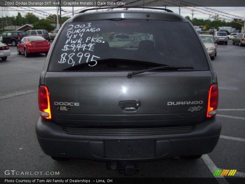 Graphite Metallic / Dark Slate Gray 2003 Dodge Durango SXT 4x4