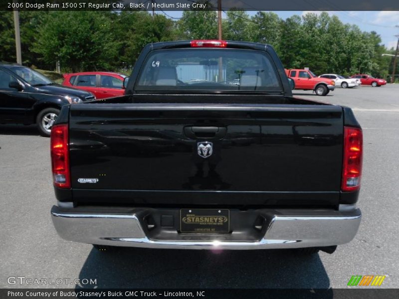 Black / Medium Slate Gray 2006 Dodge Ram 1500 ST Regular Cab
