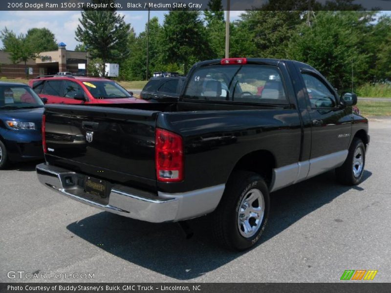 Black / Medium Slate Gray 2006 Dodge Ram 1500 ST Regular Cab