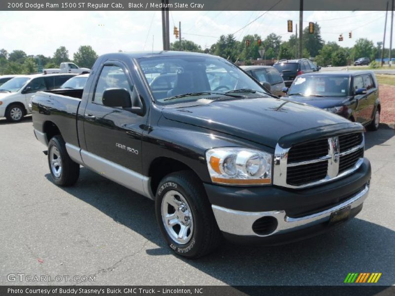 Black / Medium Slate Gray 2006 Dodge Ram 1500 ST Regular Cab