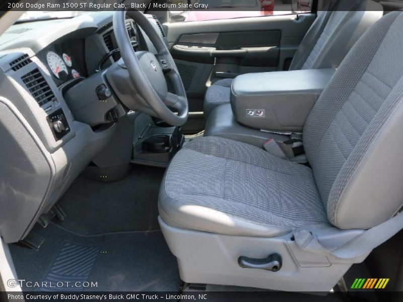 Black / Medium Slate Gray 2006 Dodge Ram 1500 ST Regular Cab