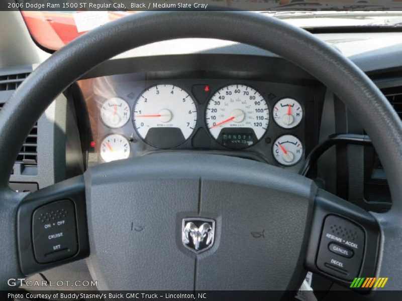 Black / Medium Slate Gray 2006 Dodge Ram 1500 ST Regular Cab