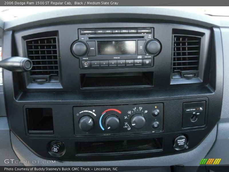 Black / Medium Slate Gray 2006 Dodge Ram 1500 ST Regular Cab