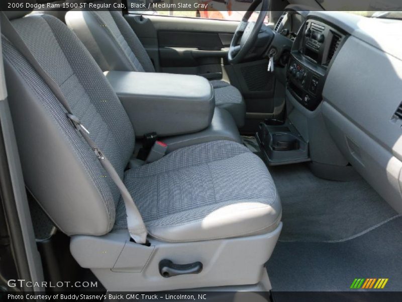 Black / Medium Slate Gray 2006 Dodge Ram 1500 ST Regular Cab
