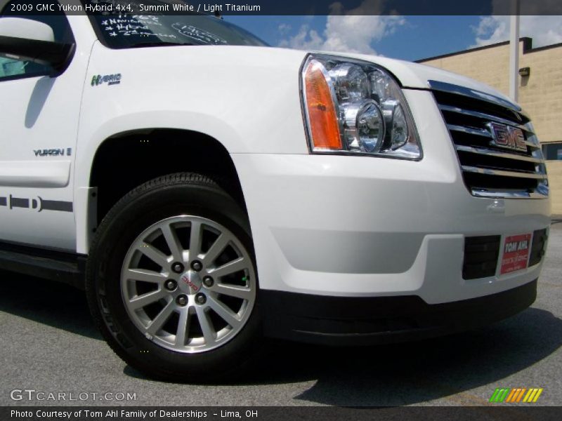 Summit White / Light Titanium 2009 GMC Yukon Hybrid 4x4