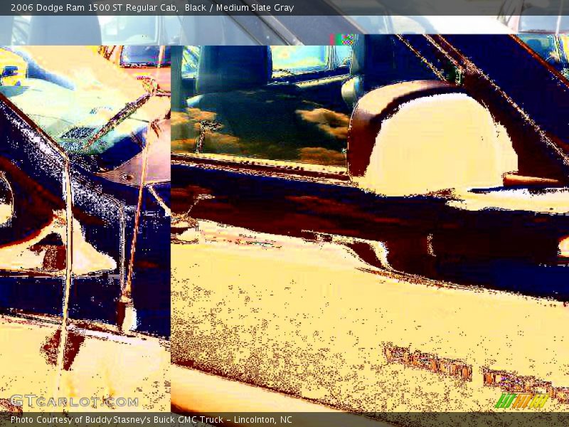 Black / Medium Slate Gray 2006 Dodge Ram 1500 ST Regular Cab