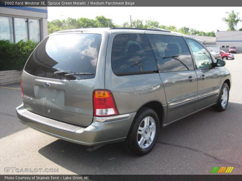 Spruce Green Metallic / Medium Parchment Beige 2002 Ford Windstar SE