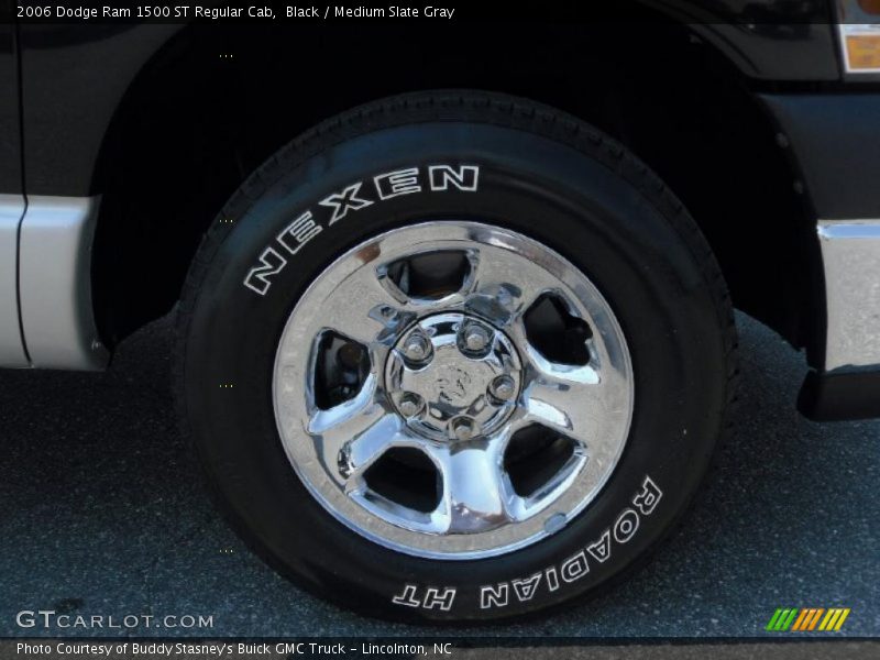 Black / Medium Slate Gray 2006 Dodge Ram 1500 ST Regular Cab