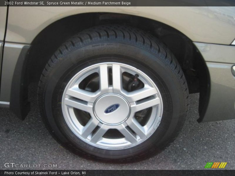 Spruce Green Metallic / Medium Parchment Beige 2002 Ford Windstar SE