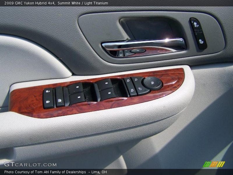 Summit White / Light Titanium 2009 GMC Yukon Hybrid 4x4