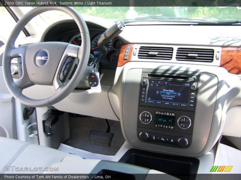 Summit White / Light Titanium 2009 GMC Yukon Hybrid 4x4
