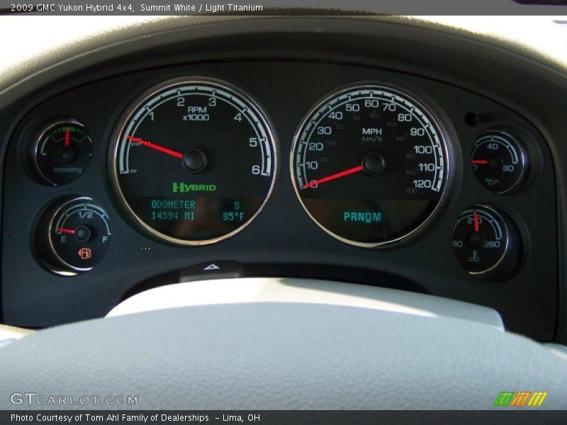 Summit White / Light Titanium 2009 GMC Yukon Hybrid 4x4