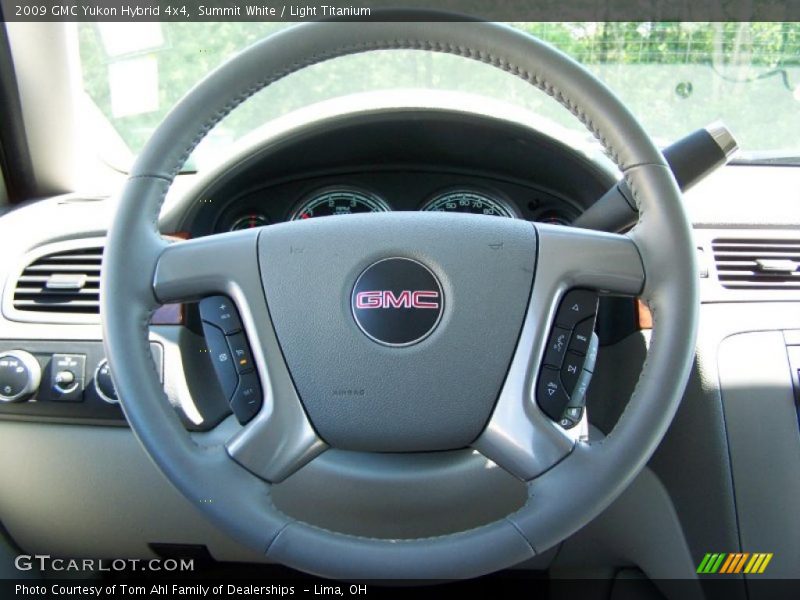 Summit White / Light Titanium 2009 GMC Yukon Hybrid 4x4