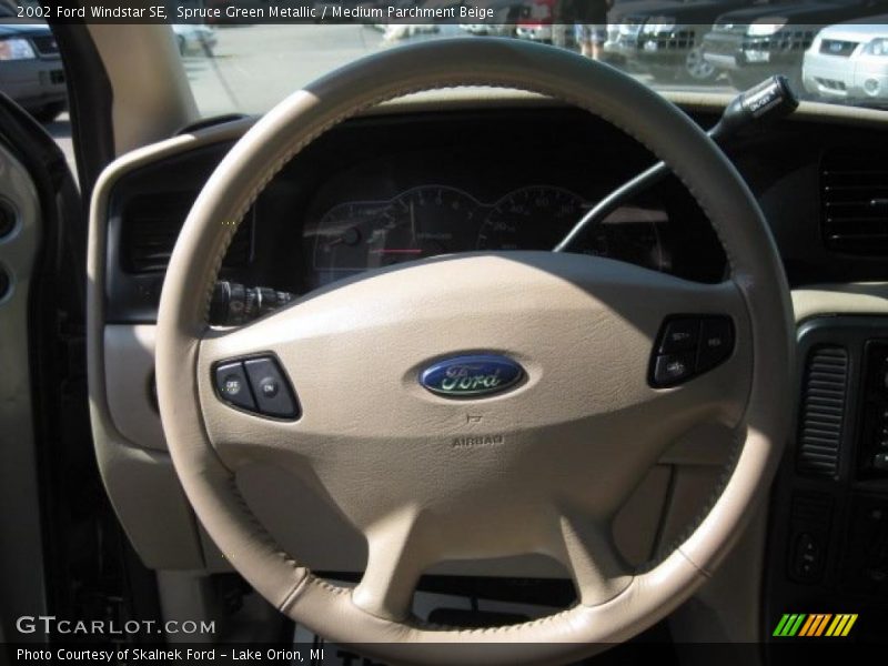 Spruce Green Metallic / Medium Parchment Beige 2002 Ford Windstar SE