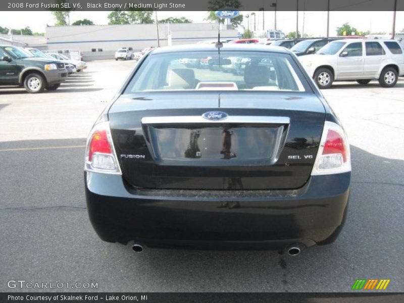 Black Ebony / Medium Light Stone 2008 Ford Fusion SEL V6