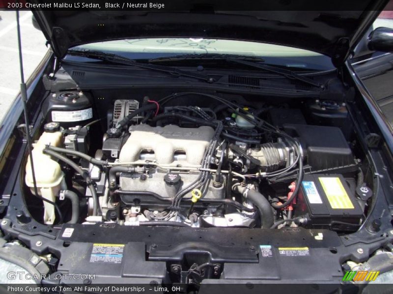Black / Neutral Beige 2003 Chevrolet Malibu LS Sedan