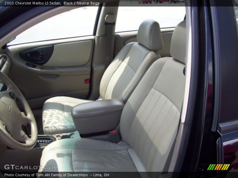 Black / Neutral Beige 2003 Chevrolet Malibu LS Sedan