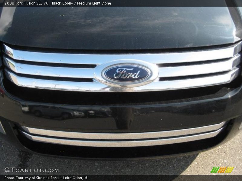 Black Ebony / Medium Light Stone 2008 Ford Fusion SEL V6