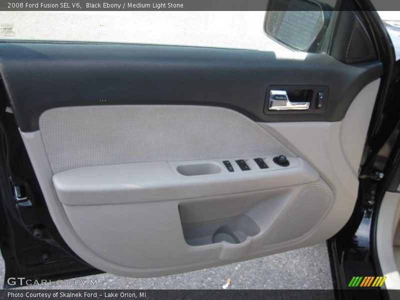 Black Ebony / Medium Light Stone 2008 Ford Fusion SEL V6