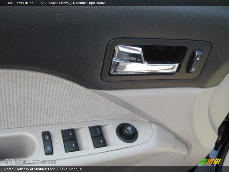 Black Ebony / Medium Light Stone 2008 Ford Fusion SEL V6
