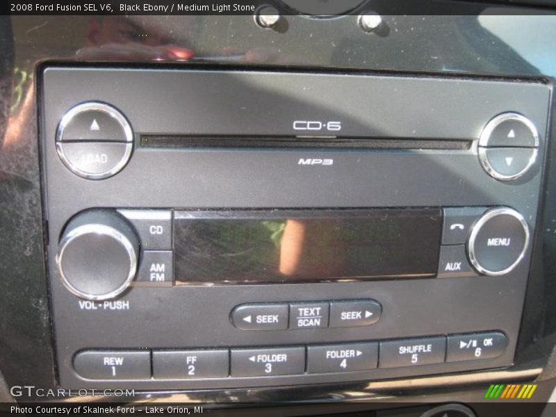 Black Ebony / Medium Light Stone 2008 Ford Fusion SEL V6