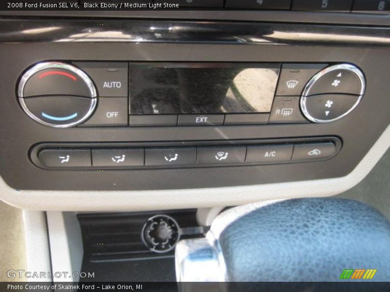 Black Ebony / Medium Light Stone 2008 Ford Fusion SEL V6