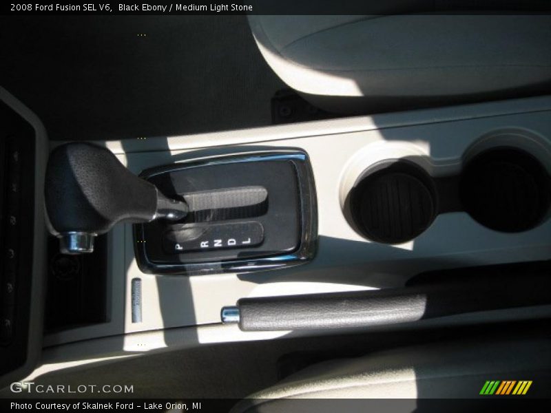 Black Ebony / Medium Light Stone 2008 Ford Fusion SEL V6