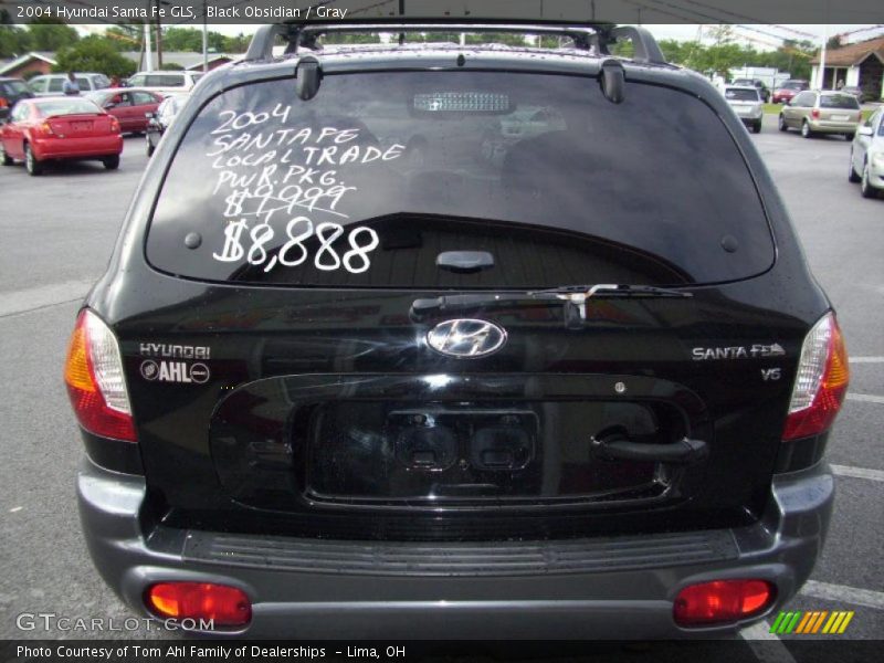 Black Obsidian / Gray 2004 Hyundai Santa Fe GLS
