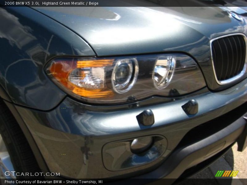 Highland Green Metallic / Beige 2006 BMW X5 3.0i