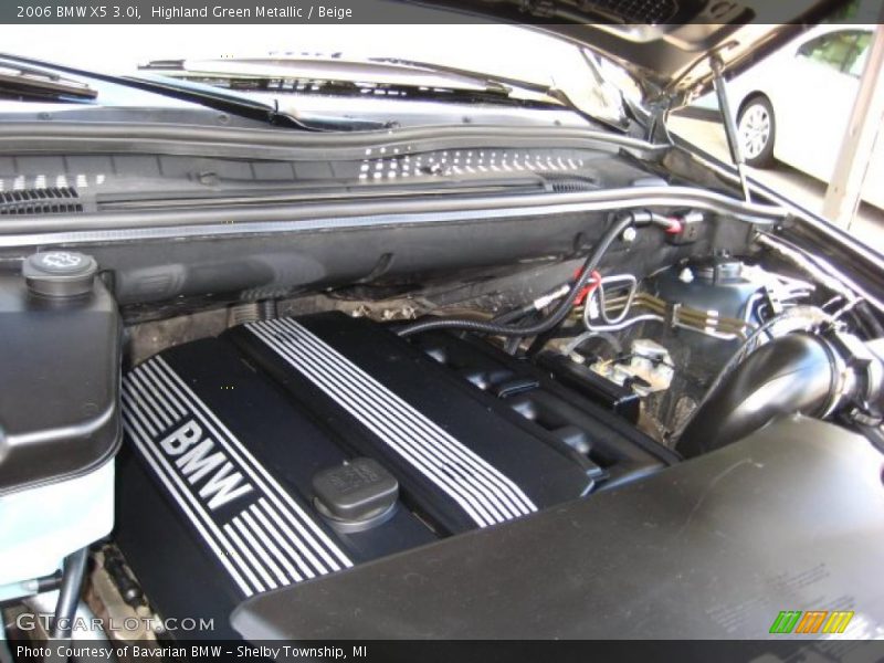 Highland Green Metallic / Beige 2006 BMW X5 3.0i
