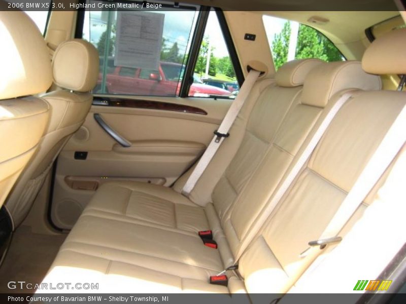 Highland Green Metallic / Beige 2006 BMW X5 3.0i