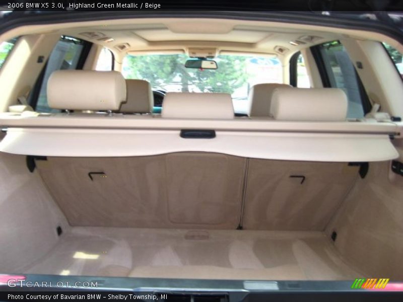 Highland Green Metallic / Beige 2006 BMW X5 3.0i