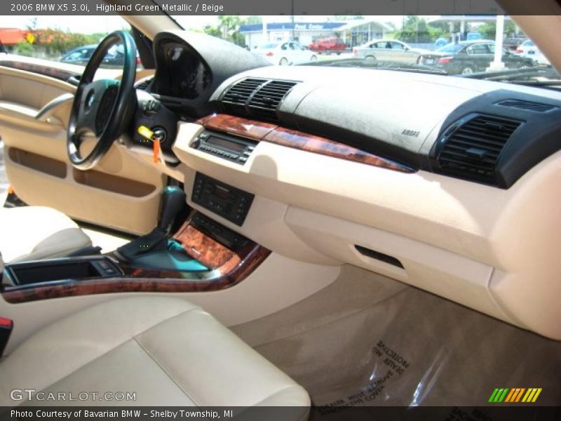 Highland Green Metallic / Beige 2006 BMW X5 3.0i