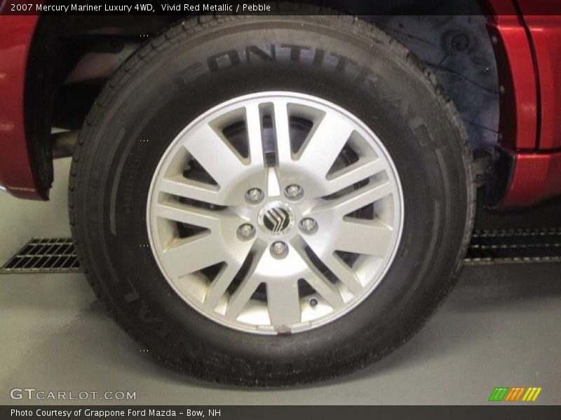Vivid Red Metallic / Pebble 2007 Mercury Mariner Luxury 4WD
