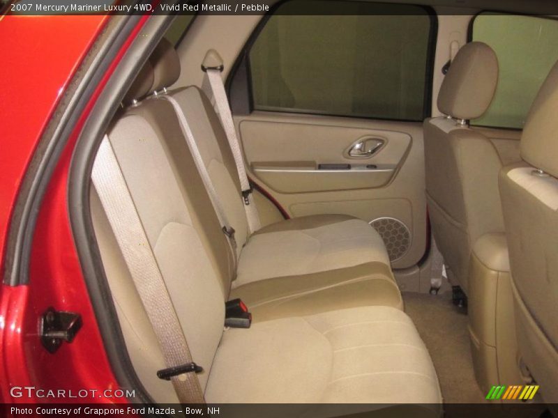 Vivid Red Metallic / Pebble 2007 Mercury Mariner Luxury 4WD