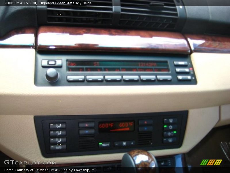 Highland Green Metallic / Beige 2006 BMW X5 3.0i