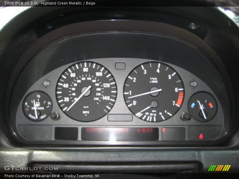 Highland Green Metallic / Beige 2006 BMW X5 3.0i