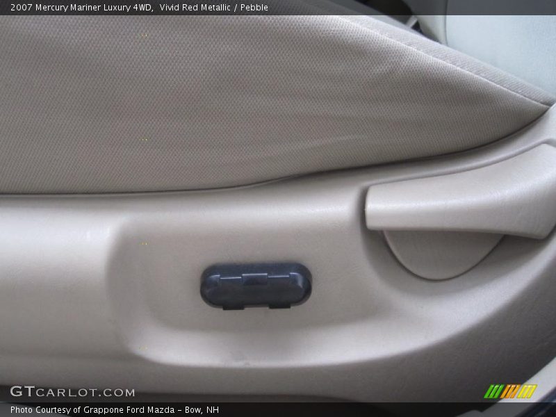 Vivid Red Metallic / Pebble 2007 Mercury Mariner Luxury 4WD