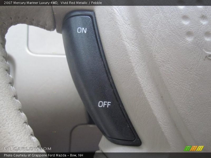 Vivid Red Metallic / Pebble 2007 Mercury Mariner Luxury 4WD