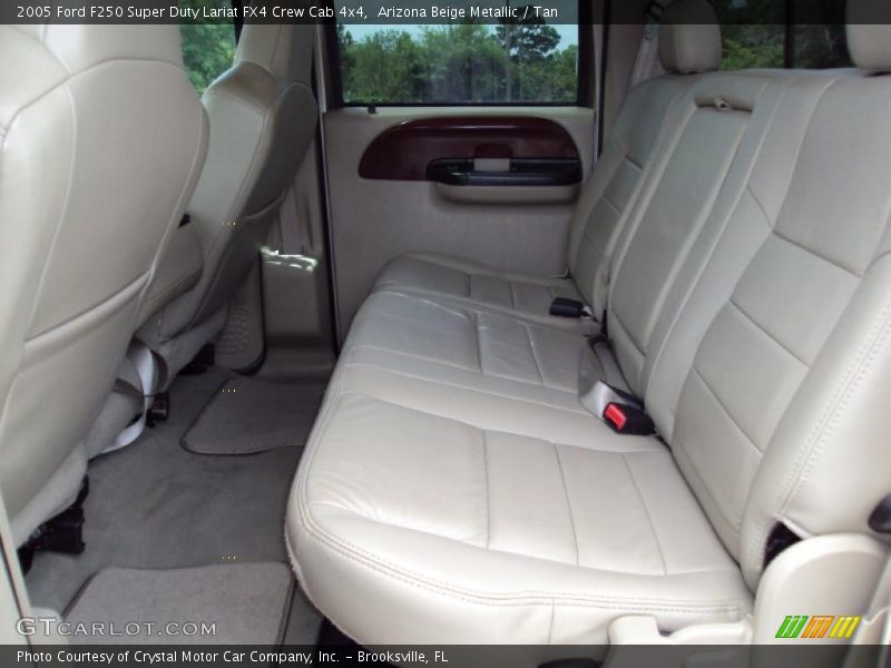 Arizona Beige Metallic / Tan 2005 Ford F250 Super Duty Lariat FX4 Crew Cab 4x4