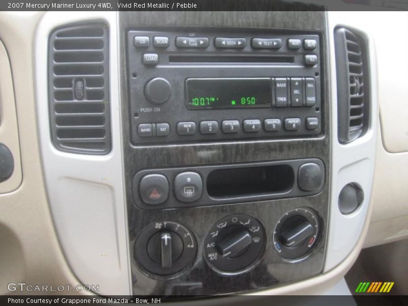 Vivid Red Metallic / Pebble 2007 Mercury Mariner Luxury 4WD