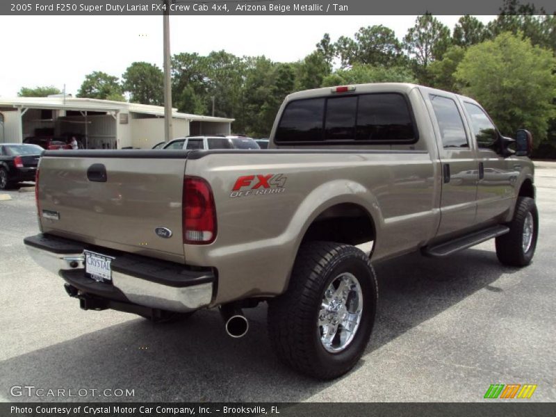Arizona Beige Metallic / Tan 2005 Ford F250 Super Duty Lariat FX4 Crew Cab 4x4