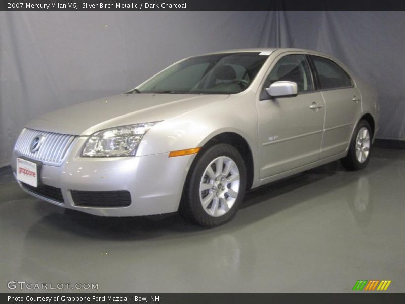 Silver Birch Metallic / Dark Charcoal 2007 Mercury Milan V6