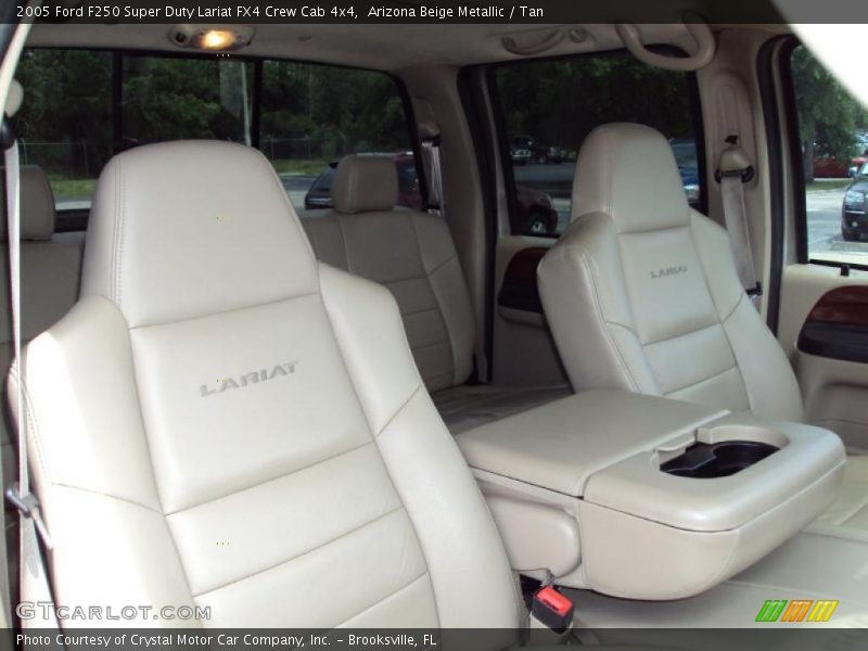 Arizona Beige Metallic / Tan 2005 Ford F250 Super Duty Lariat FX4 Crew Cab 4x4
