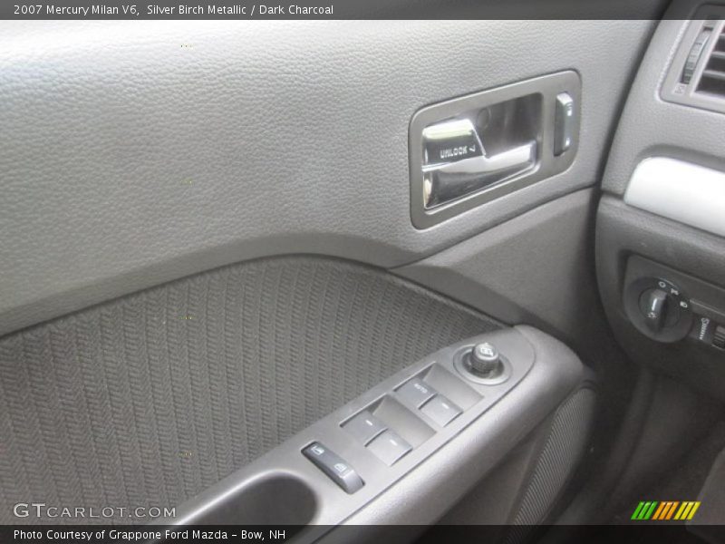 Silver Birch Metallic / Dark Charcoal 2007 Mercury Milan V6