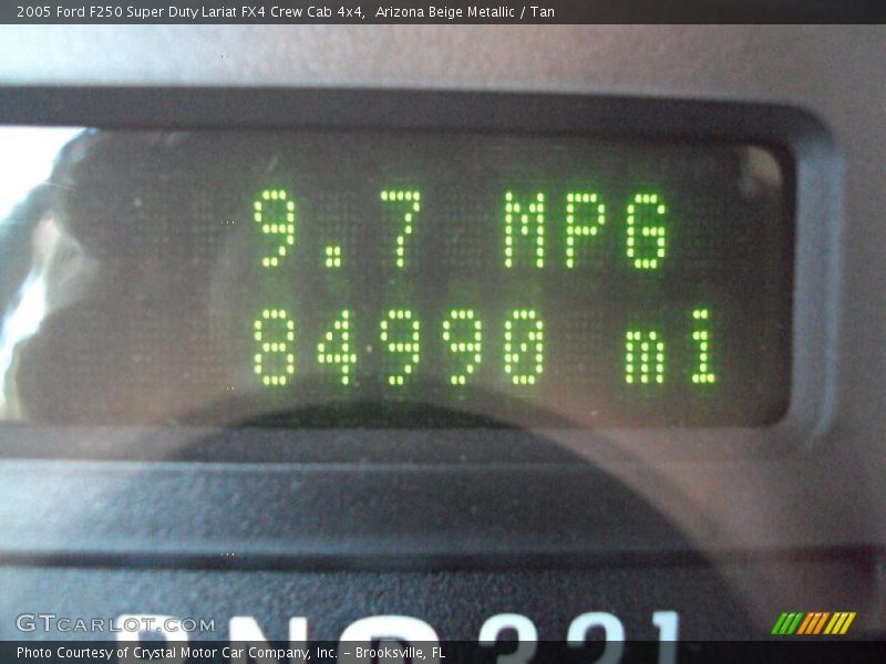 Arizona Beige Metallic / Tan 2005 Ford F250 Super Duty Lariat FX4 Crew Cab 4x4