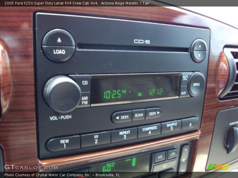 Arizona Beige Metallic / Tan 2005 Ford F250 Super Duty Lariat FX4 Crew Cab 4x4