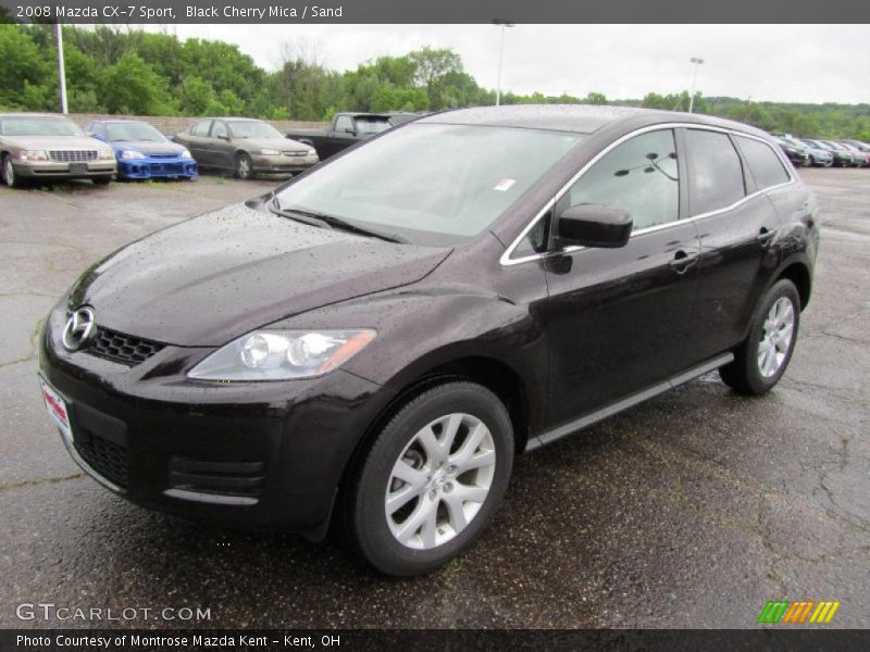 Black Cherry Mica / Sand 2008 Mazda CX-7 Sport